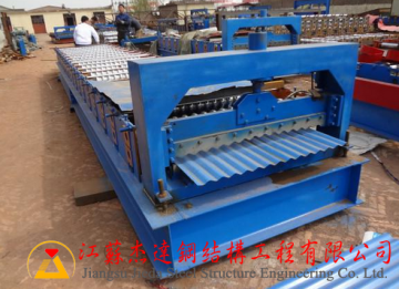 825水波紋彩鋼瓦壓型機技術(shù)參數(shù)詳解