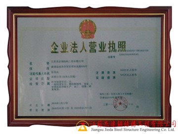 企業法人營業執照 - 經營資質證明
